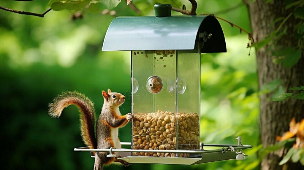 squirrel-proof bird feeder